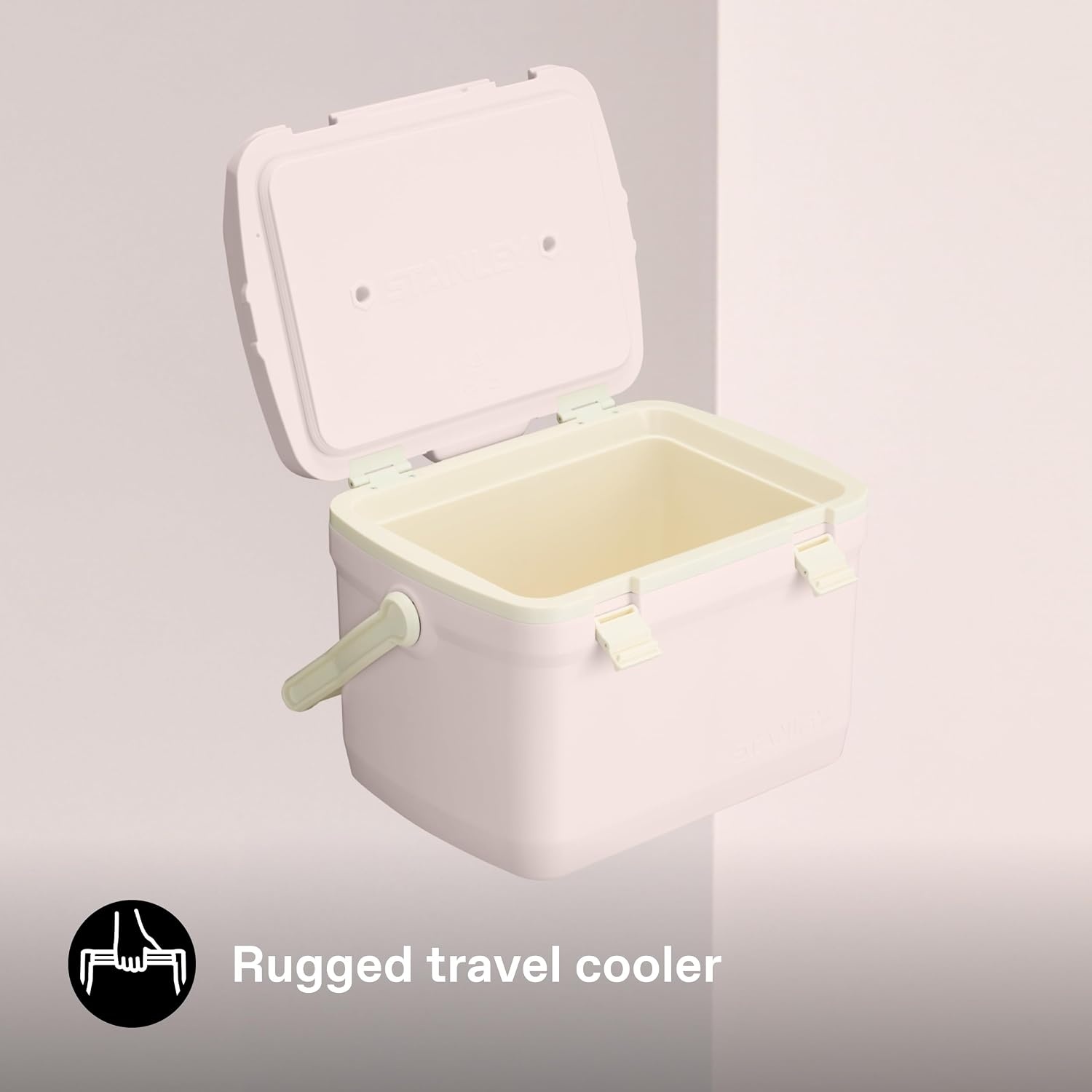 image:imageStanley 1913 Adventure Outdoor Cooler Ice Cold Up to 4 Days Cool Box BPAFree Chest Cooler Heavy Duty Camping Cooler Box Doubles as Seat Rugged Travel Coolbox LeakproofPink