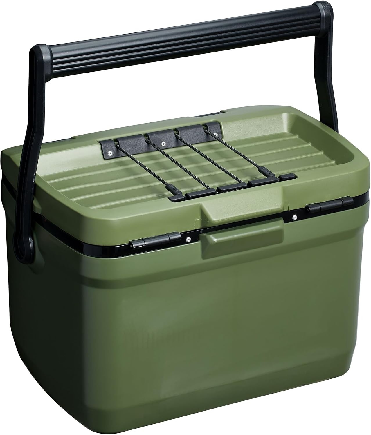 image:imageStanley 1913 Adventure Outdoor Cooler Ice Cold Up to 4 Days Cool Box BPAFree Chest Cooler Heavy Duty Camping Cooler Box Doubles as Seat Rugged Travel Coolbox LeakproofKhaki