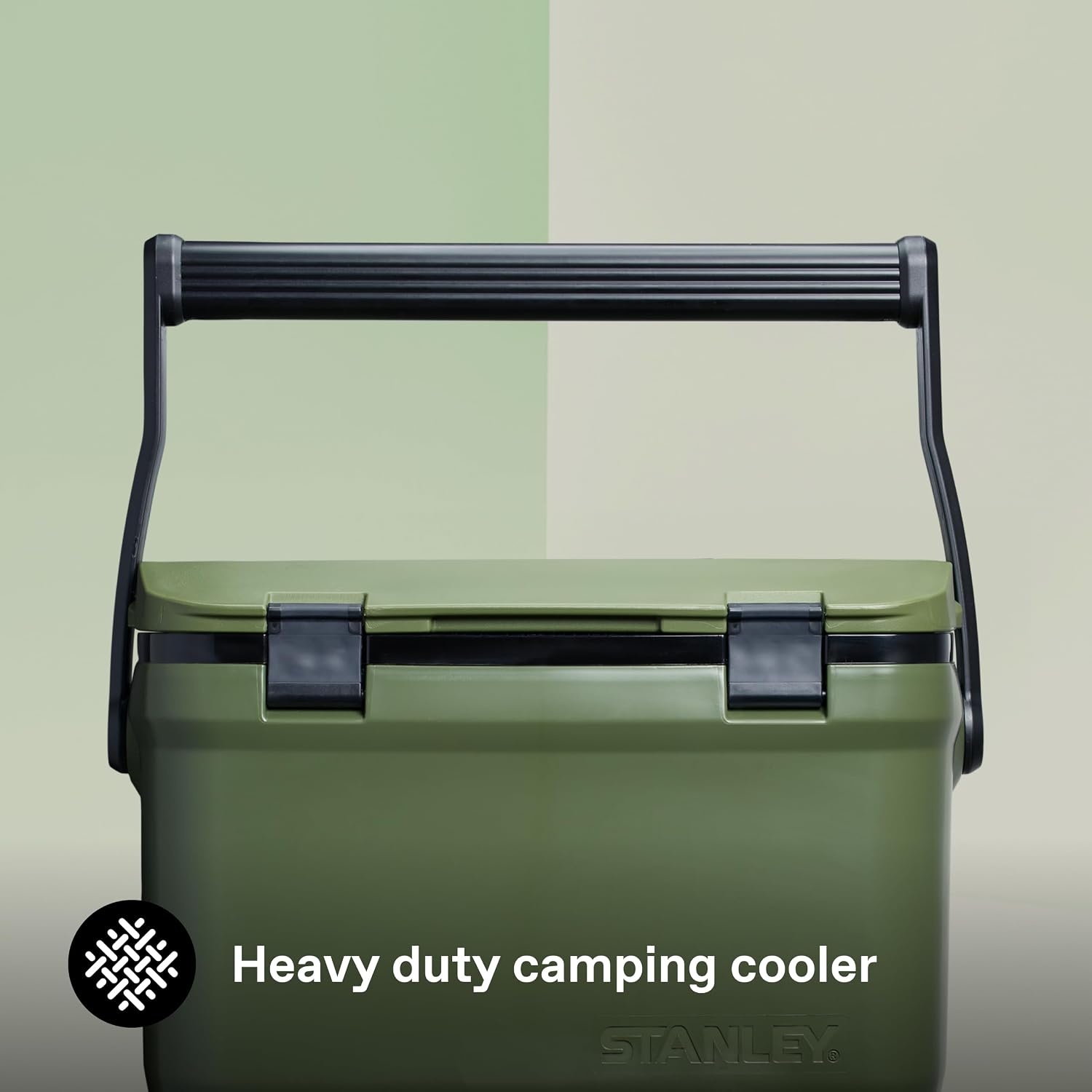 image:imageStanley 1913 Adventure Outdoor Cooler Ice Cold Up to 4 Days Cool Box BPAFree Chest Cooler Heavy Duty Camping Cooler Box Doubles as Seat Rugged Travel Coolbox LeakproofKhaki