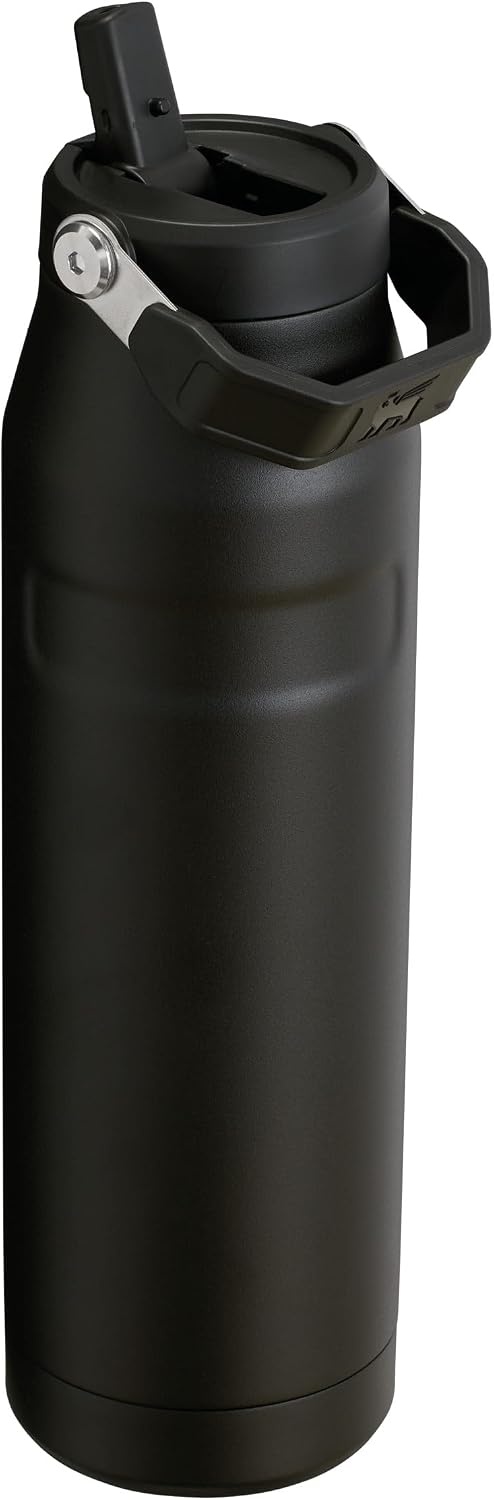 image:imageStanley 1913 Flip Straw Sports Water Bottle 07L Cobalt ChartreuseBlack