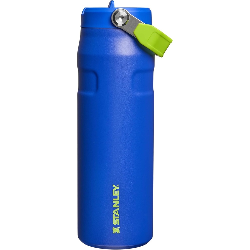 image:imageStanley 1913 Flip Straw Sports Water Bottle 07L Cobalt ChartreuseCobalt Chartreuse