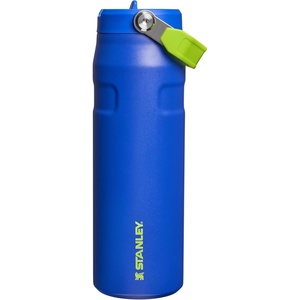 Stanley 1913 Flip Straw Sports Water Bottle 0.7L – Cobalt Chartreuse(Cobalt Chartreuse)